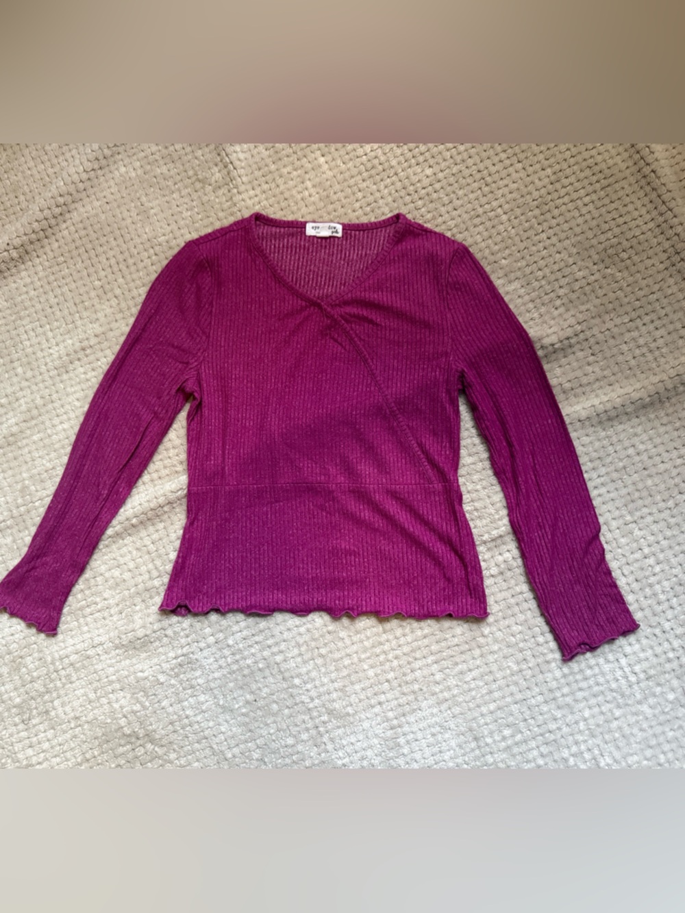 Eyeshadow Black and White Gingham Zip-Front Top